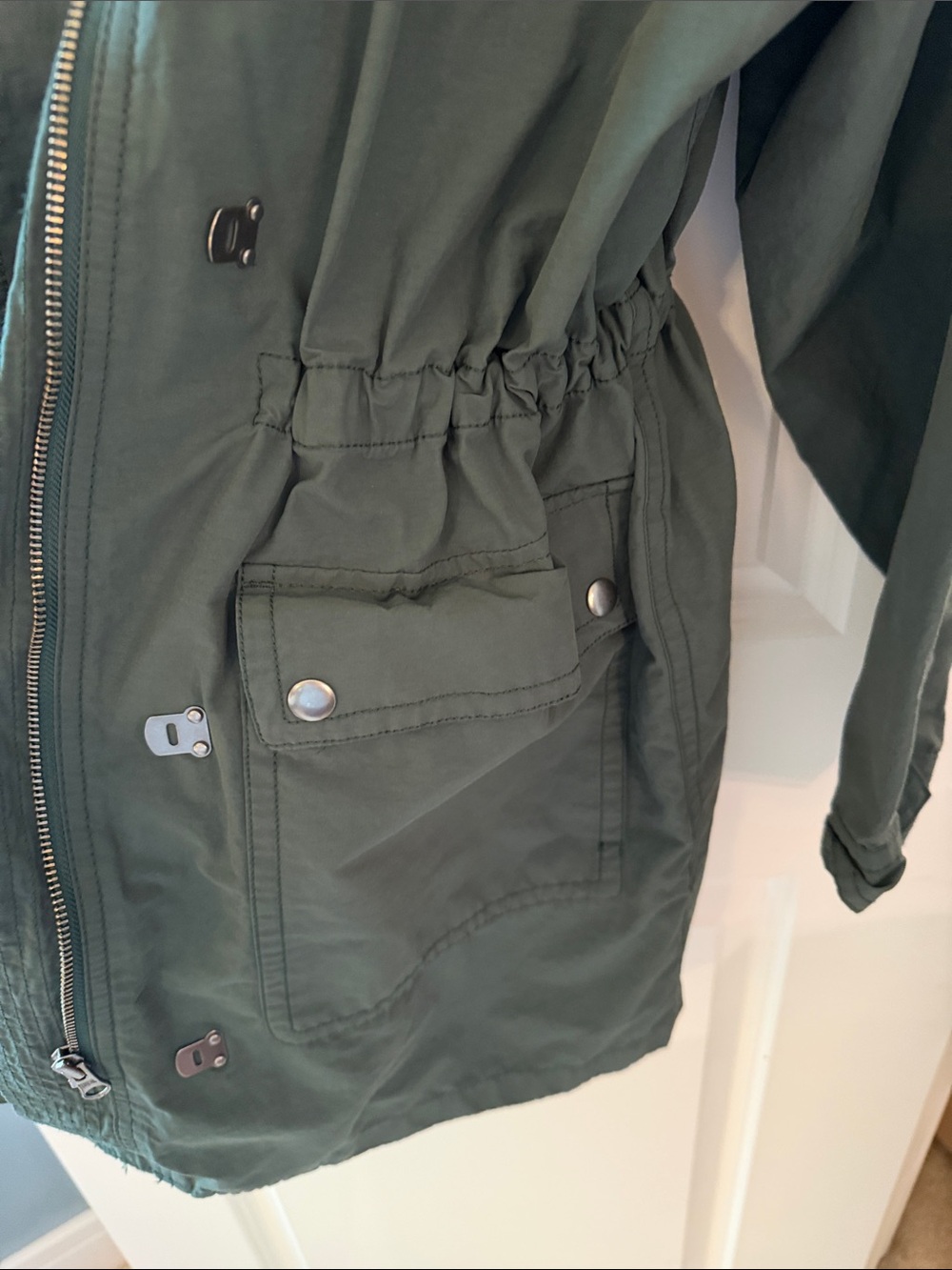 J.Crew Green Raincoat/FieldCoat - Picture 4 of 7